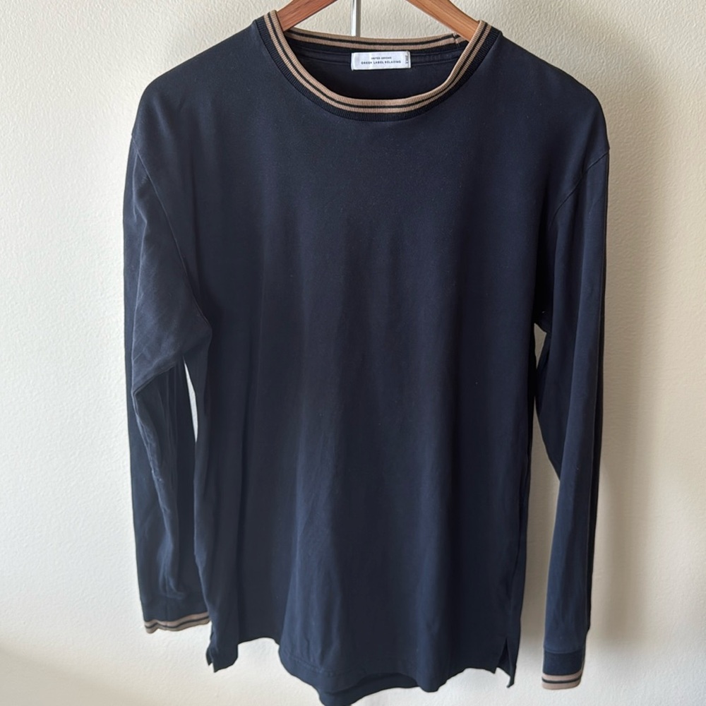 United Arrows black/gold long sleeve